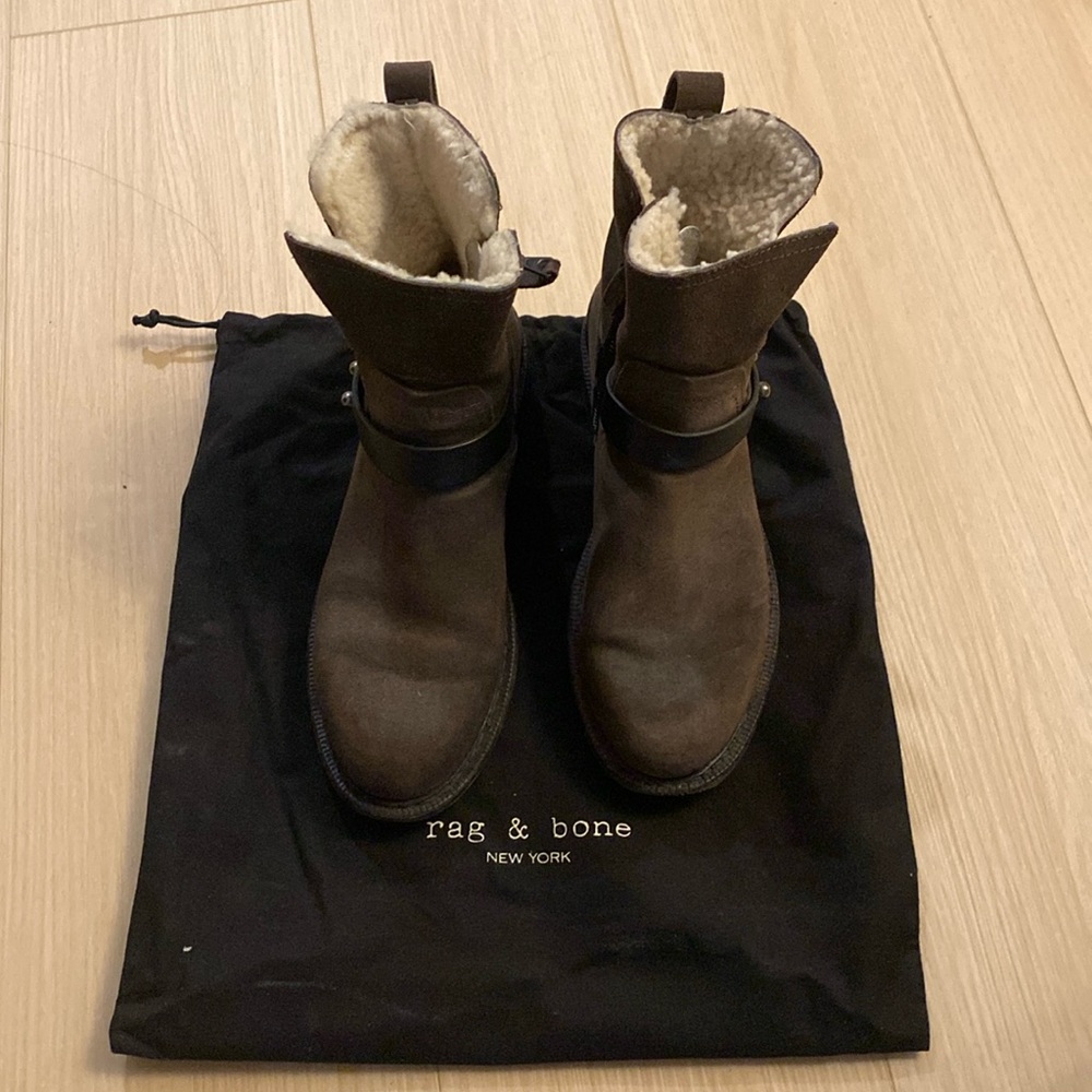 Rag & Bone Sherling lined suede boots - 38.5
